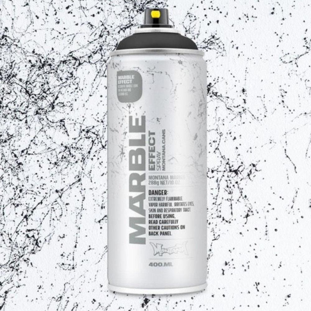 Marble Effect Mermer Efekti Sprey Boya 400ML Siyah