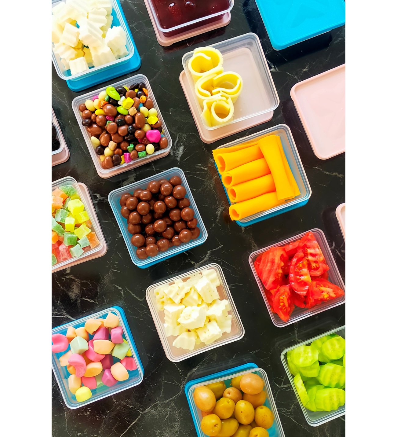 Ege 8'li Saklama Kabı Kahvaltılık Çerezlik Darbelere Dayanıklı Seti Piknik 330ML