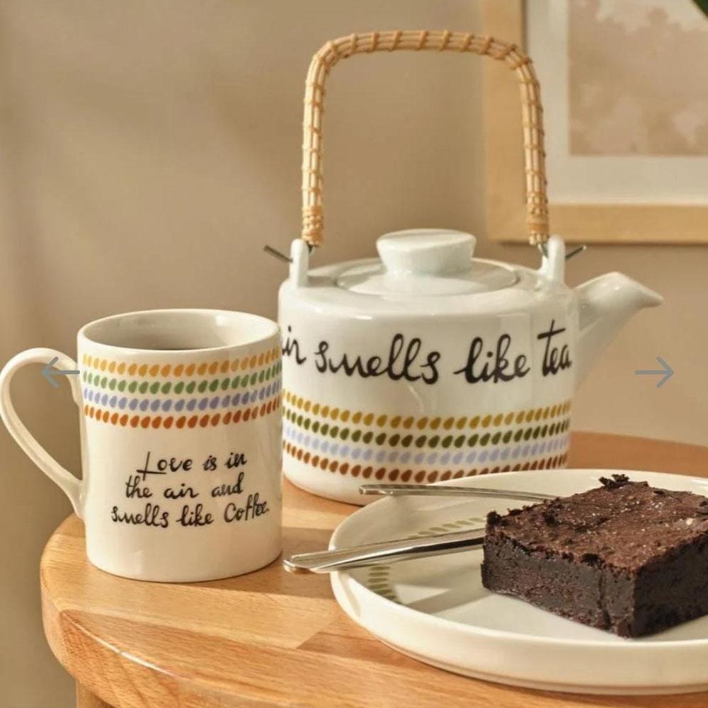 Ege White&Gold Porselen Kupa